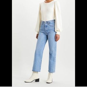 Levi’s Ribcage straight ankle in Tango Gossip - Size 25. New w/ tags